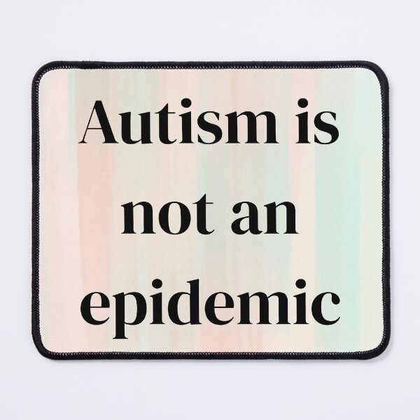 Item preview, Autism is not an epidemic vers. 2 designed and sold by Moth Hawke Designs.