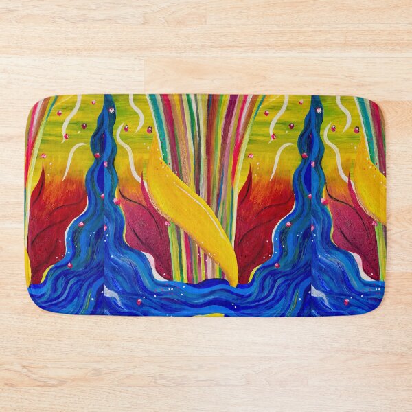 Item preview, Lust for life in the flow of life - colorful acrylic on canvas designed and sold by Vision Illustrated.