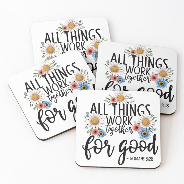 Item preview,  All Things Work Together for Good – Romans 8:28 designed and sold by BlessedHandsDesigns.