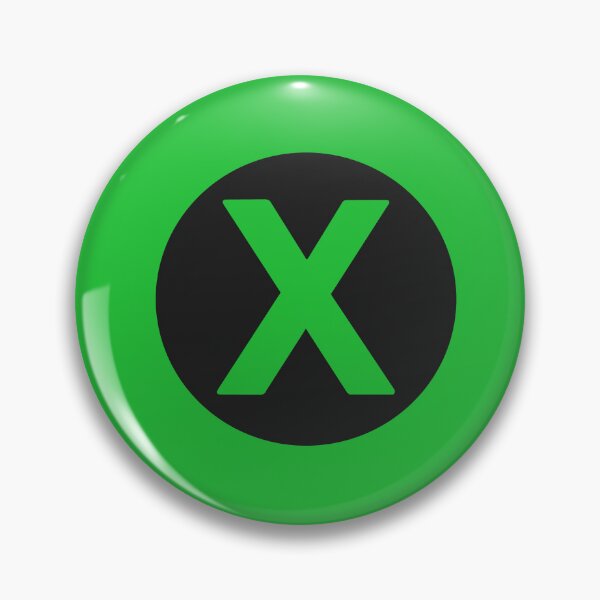 Item preview, letter x green designed and sold by ZiphGames.
