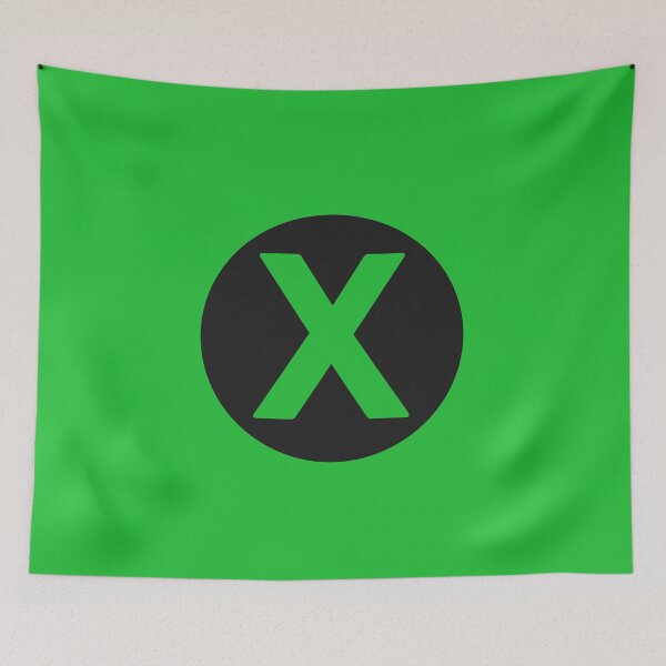 Item preview, letter x green designed and sold by ZiphGames.
