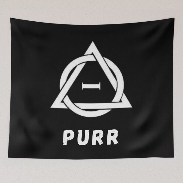 Item preview, Purr Therian Symbol Cat Lover's Therianthropy Merchandise & Gifts designed and sold by Artography Designs.