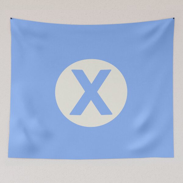 Item preview, letter x blue designed and sold by ZiphGames.