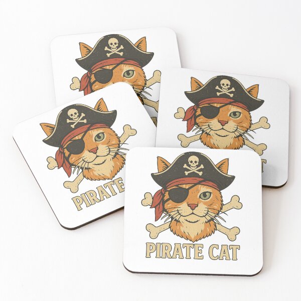 Item preview, Pirate Cat – Funny Orange Tabby Pirate Illustration designed and sold by ArtsyEcho.