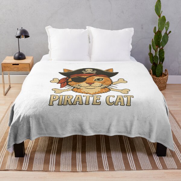 Item preview, Pirate Cat – Funny Orange Tabby Pirate Illustration designed and sold by ArtsyEcho.