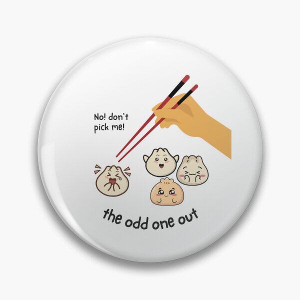 Item preview, The Odd One Out, Dumplings, Yum Cha, Dim Sum, Kawaii designed and sold by AASparksDesigns.