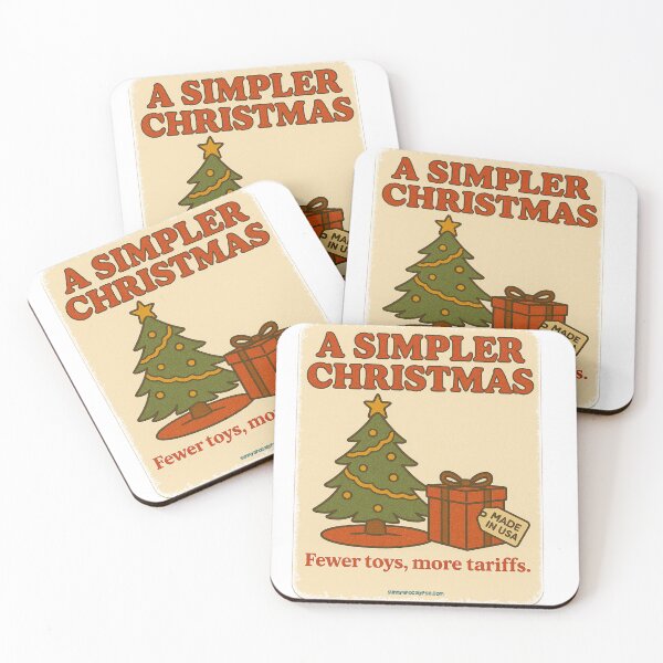 Item preview, A simpler Christmas. Fewer toys, more tariffs. designed and sold by Sunny Apocalypse .