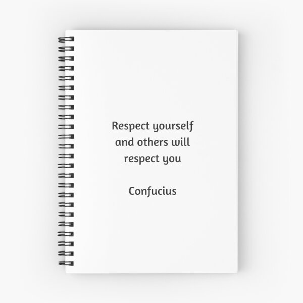 Item preview, Confucius Quote - Respect yourself and others will respect you designed and sold by Inspirationmotivation.