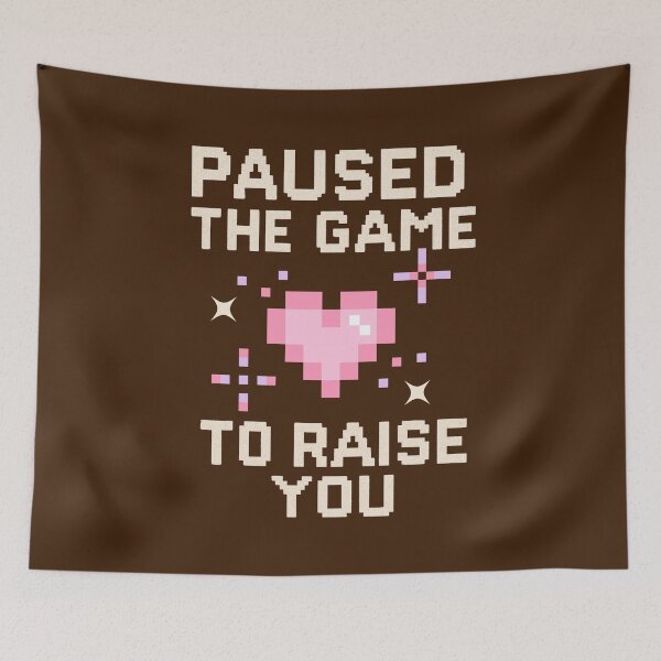 Item preview, Paused the game to raise you future gamer dad designed and sold by Meandmyshop.