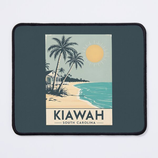 Item preview, A Vintage Illustration of Kiawah Island - South Carolina designed and sold by GoodOldVintage.