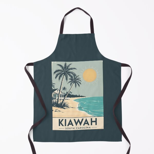 Item preview, A Vintage Illustration of Kiawah Island - South Carolina designed and sold by GoodOldVintage.