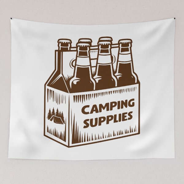 Item preview, Essential Camping Supplies designed and sold by ThomasKadmon.