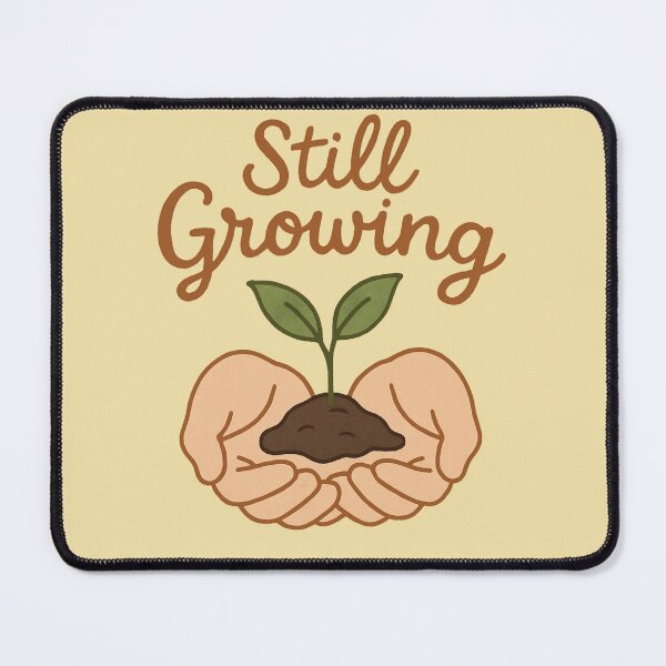 Item preview, Still Growing - hands cupping a sprouting seedling designed and sold by QWTees.