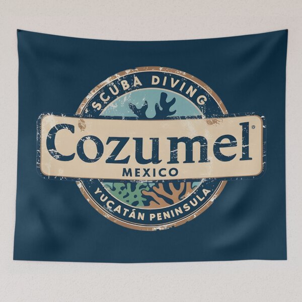 Item preview, A Vintage Travel Art of Cozumel - Mexico  designed and sold by GoodOldVintage.