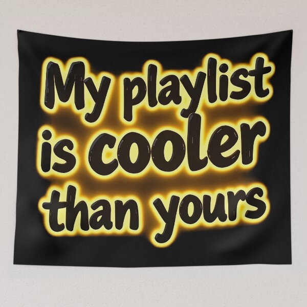 Item preview, Attitude Musicale Playlist Is Cooler Than Yours  designed and sold by Artbellachi.