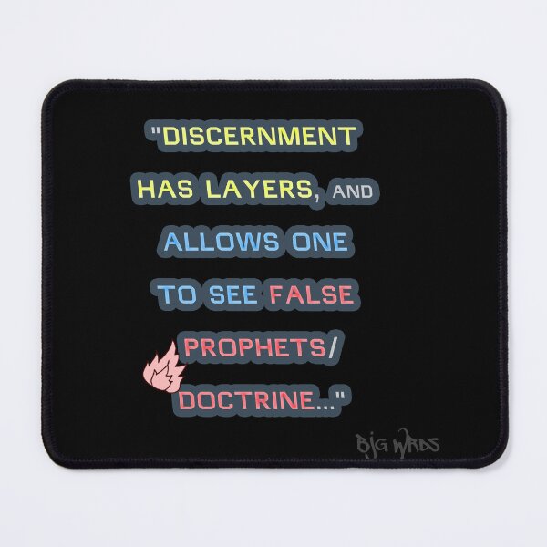 Item preview, "DISCERNMENT ..." Quote 5/05/2025 designed and sold by BJGWRDS.