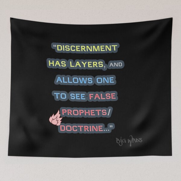 Item preview, "DISCERNMENT ..." Quote 5/05/2025 designed and sold by BJGWRDS.
