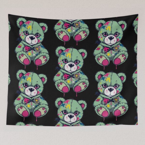 Item preview, Punk Teddy Bear designed and sold by Brooke Jordan.