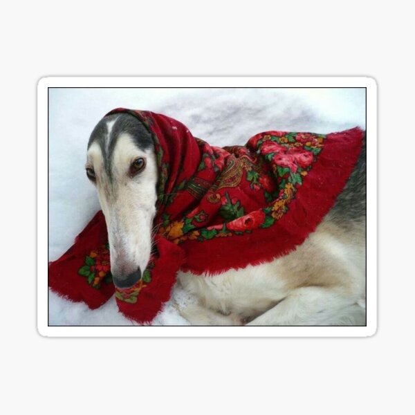 Item preview, babushka dog designed and sold by bunnycontour.