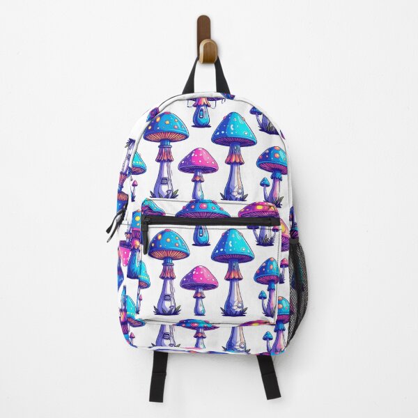 Item preview, Pink Magic mushrooms seamless textile gift designed and sold by SharpDigiDesign.