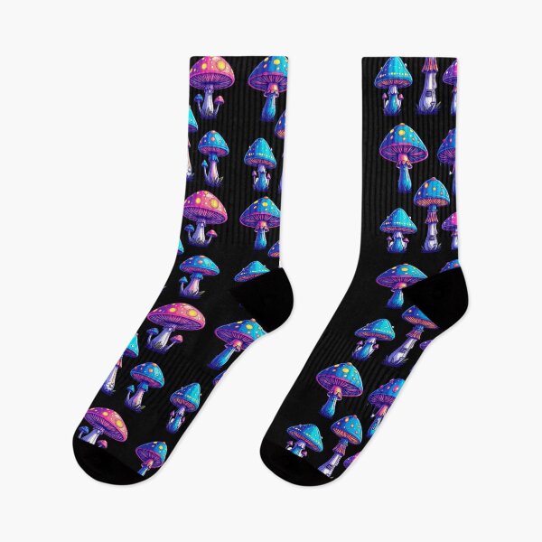 Item preview, Pink Magic mushrooms seamless textile gift designed and sold by SharpDigiDesign.
