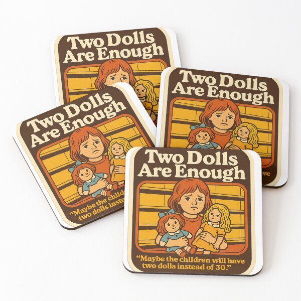 Item preview, Two dolls are enough.  designed and sold by Sunny Apocalypse .