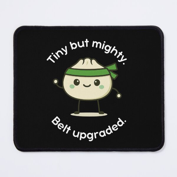 Item preview, Kawaii Martial Arts Green Belt Dumpling Design for Karate, Taekwondo, BJJ- Tiny but Mighty, Belt Upgraded designed and sold by Polishthestone.
