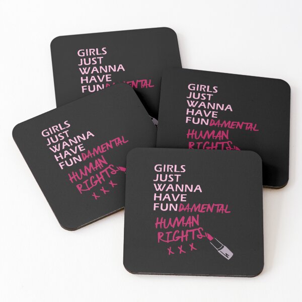 Item preview, Girls Just Wanna Have Fundamental Human Rights designed and sold by Jennifer Adair.