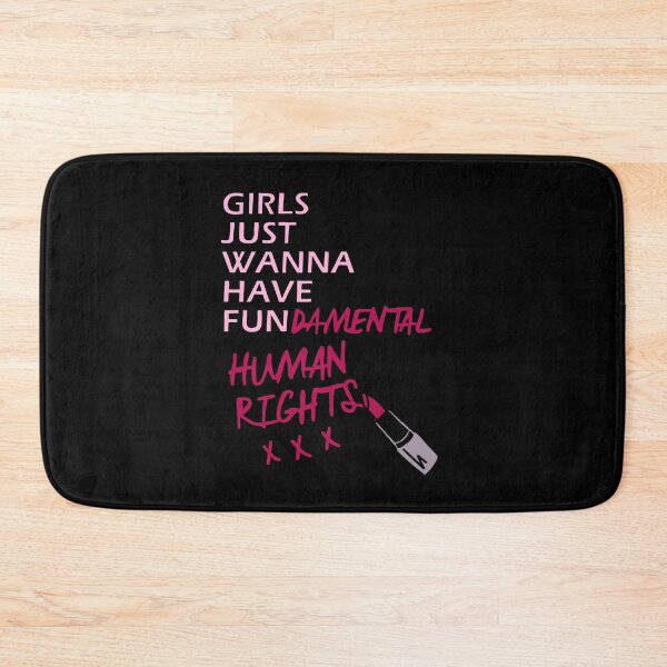 Item preview, Girls Just Wanna Have Fundamental Human Rights designed and sold by Jennifer Adair.