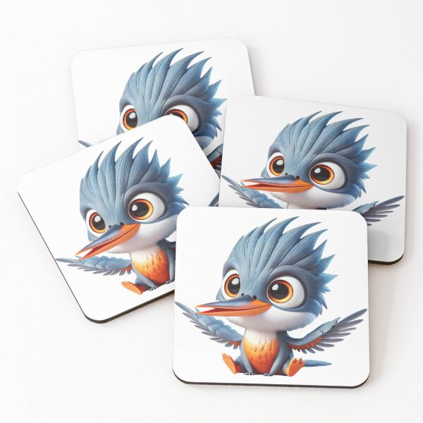 Item preview, Adorable Ringed Kingfisher designed and sold by Sillytoe.