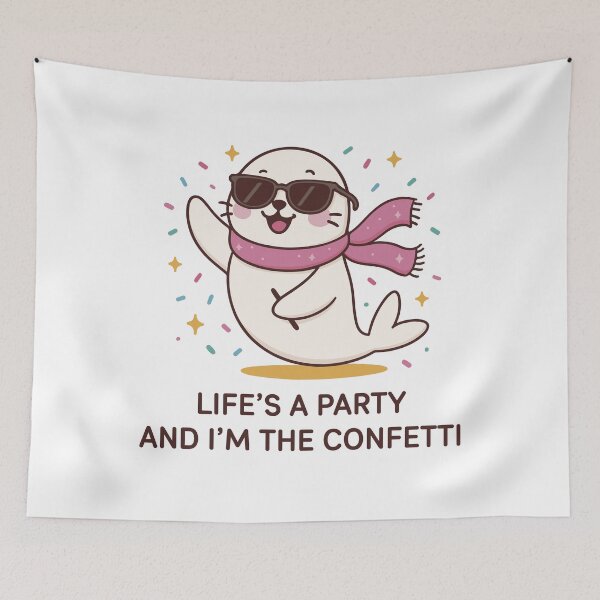 Item preview, ESFP Kawaii | Fun Adventurer Seal MBTI Cute designed and sold by SealSquad.