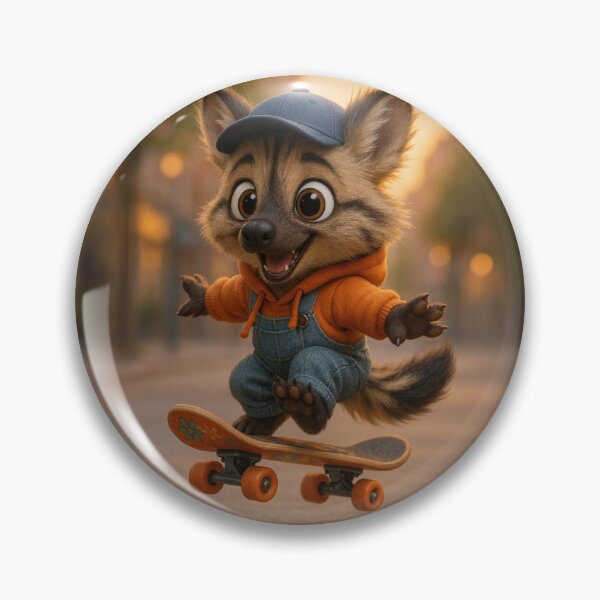 Item preview, Skater Aardwolf designed and sold by Sillytoe.