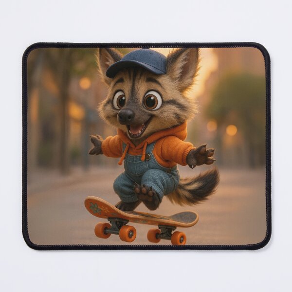 Item preview, Skater Aardwolf designed and sold by Sillytoe.
