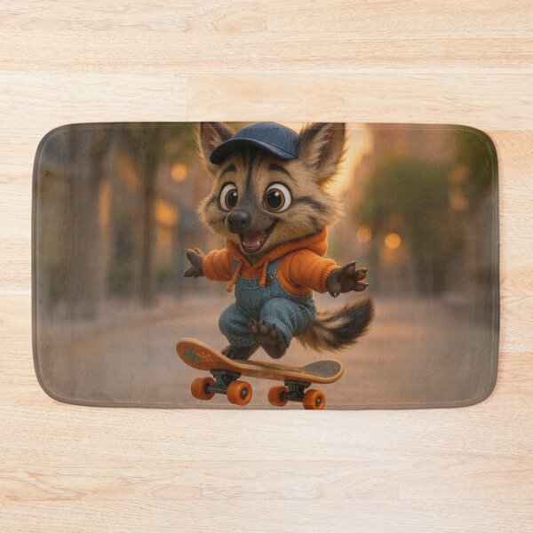 Item preview, Skater Aardwolf designed and sold by Sillytoe.