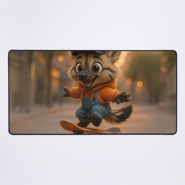 Item preview, Skater Aardwolf designed and sold by Sillytoe.