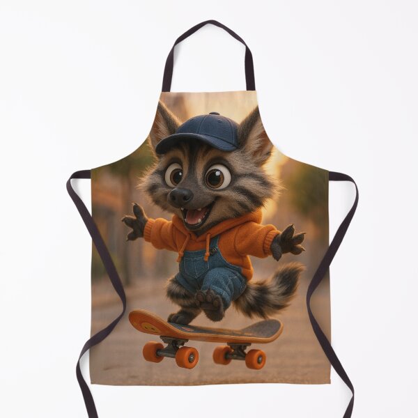 Item preview, Skater Aardwolf Pup designed and sold by Sillytoe.