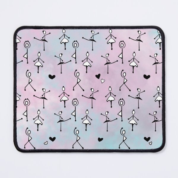 Item preview, Patrón de ballet de nubes designed and sold by PaintThemRed.