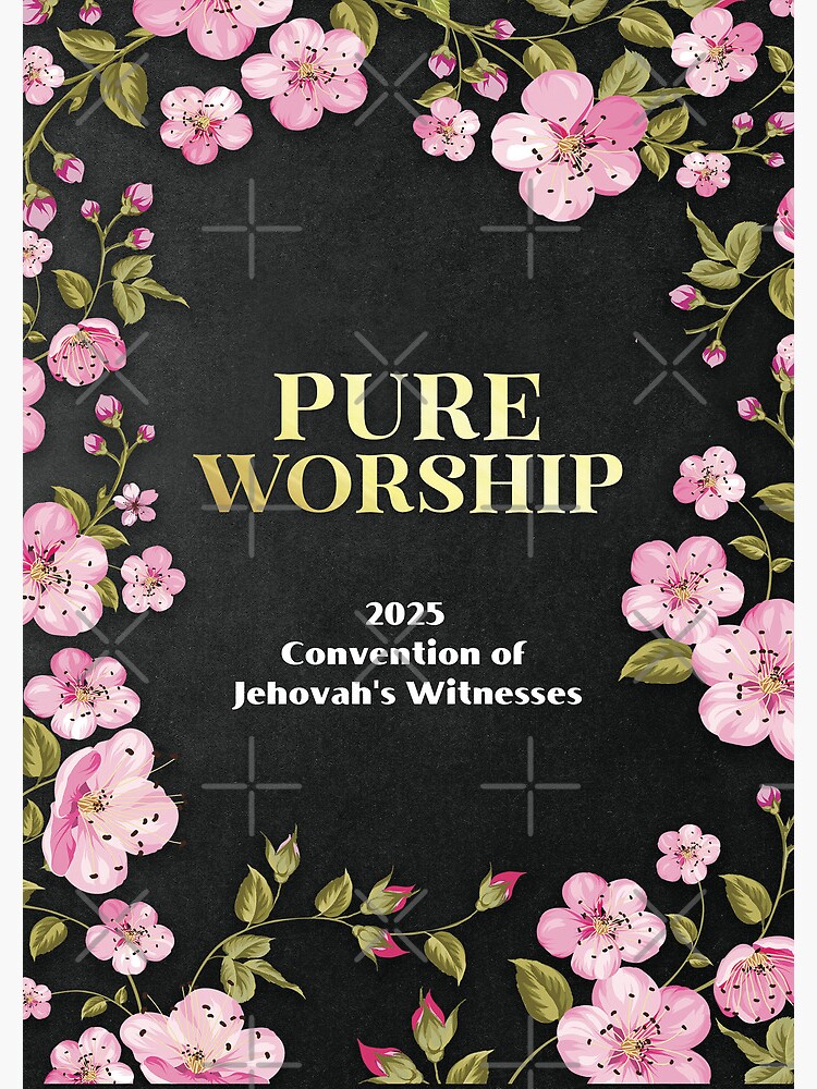Thumbnail 3 of 3, Journal, Pure Worship 2025 Notebook Convention Of Jehovah's Witnesses for Pioneers JW Baptism Gifts designed and sold by stickersworld31.