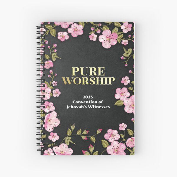 Item preview, Pure Worship 2025 Notebook Convention Of Jehovah's Witnesses for Pioneers JW Baptism Gifts  designed and sold by stickersworld31.