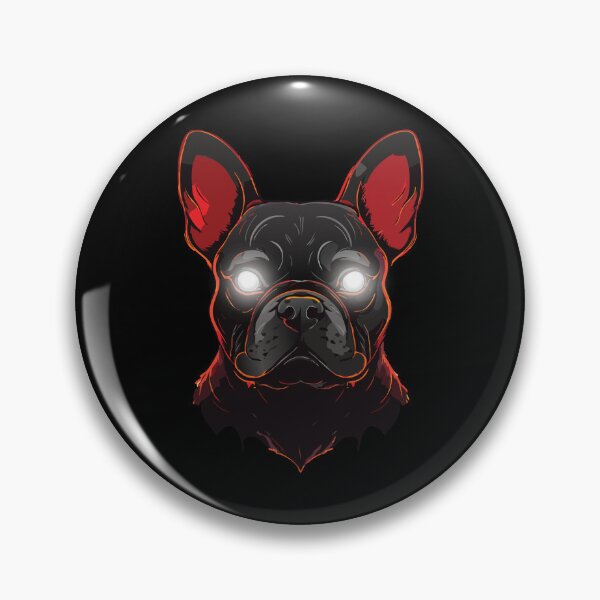 Item preview, Bulldog Francés Poseído – Arte Canino de Ojos Brillantes designed and sold by Spaabus.