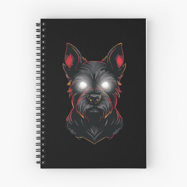Artikelvorschau, Besessener Yorkshire Terrier – Hundeillustration mit leuchtenden Augen entworfen und verkauft von Spaabus.