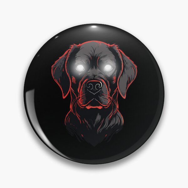 Aperçu de l'œuvre Dark Soul Dog – Art du Golden Retriever aux yeux brillants créée et vendue par Spaabus.