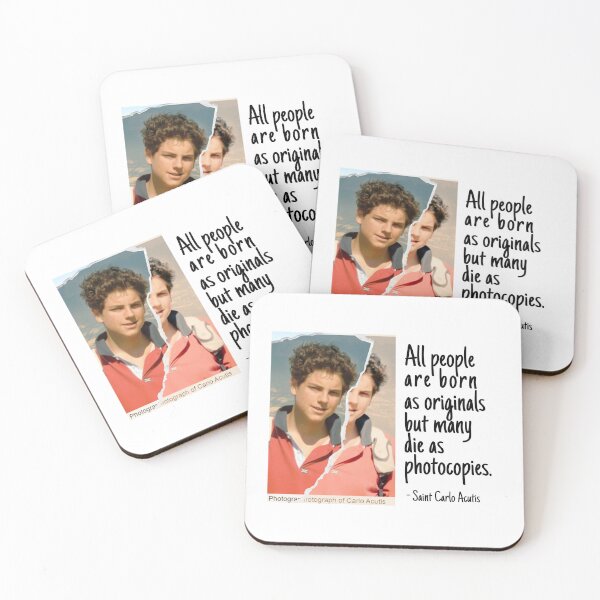 Item preview, St. Carlo Acutis Canonization People Born As Originals designed and sold by PaperDreamPod.