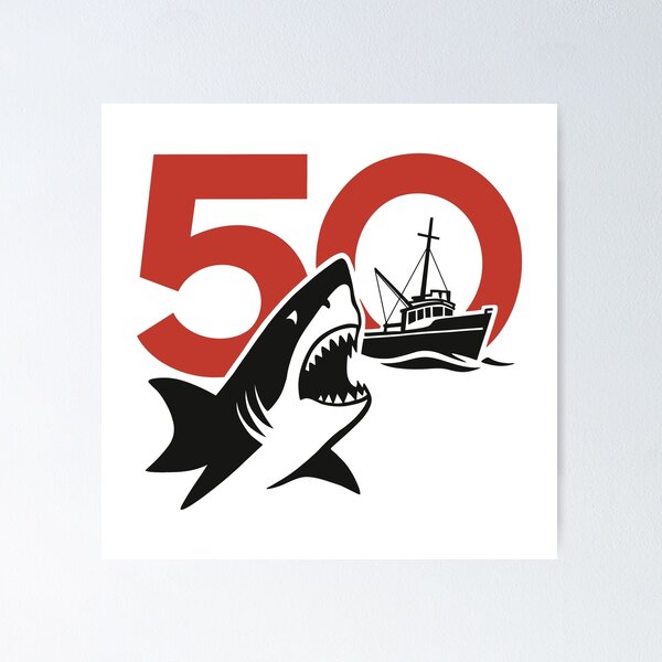 Item preview, Jaws 50th designed and sold by ChunkByChunk.