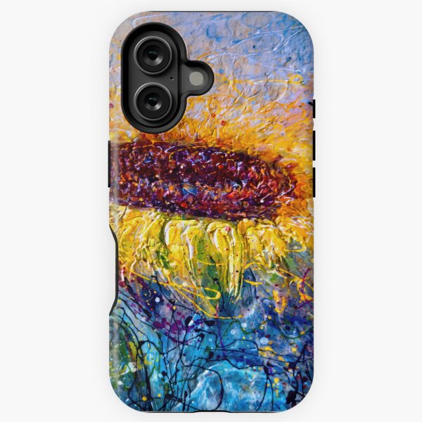 Item preview, Celestial Bloom – Ethereal Palette Knife Painting designed and sold by Rocky Mountain Artistry.