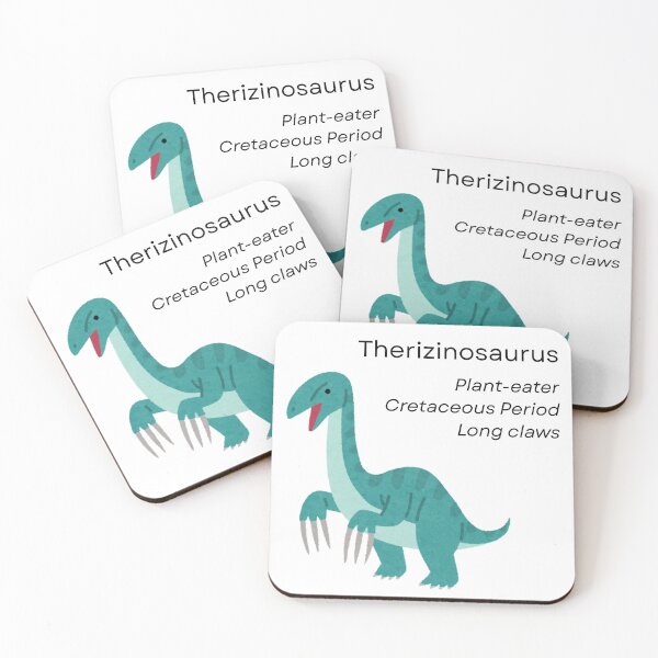 Item preview, Therizinosaurus scientific cartoon designed and sold by Moth Hawke Designs.
