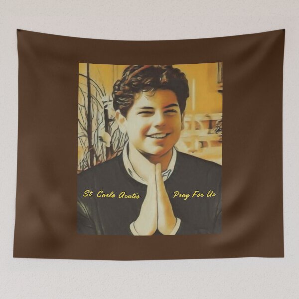 Item preview, St. Carlo Acutis Pray For Us designed and sold by PaperDreamPod.