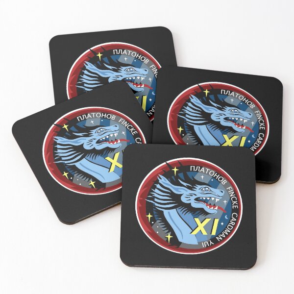 Item preview, space mission patch dragon emblem sticker designed and sold by AndenSol.