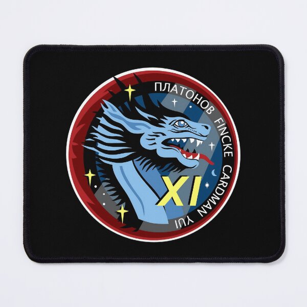 Item preview, space mission patch dragon emblem sticker designed and sold by AndenSol.