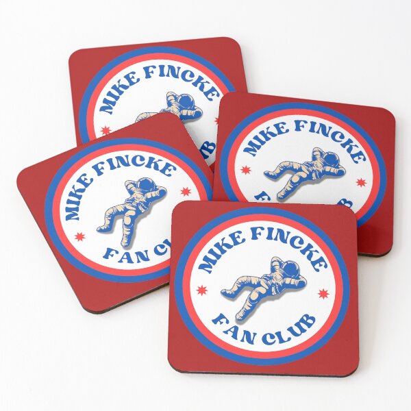 Item preview, retro astronaut fan club nasa parody badge designed and sold by AndenSol.